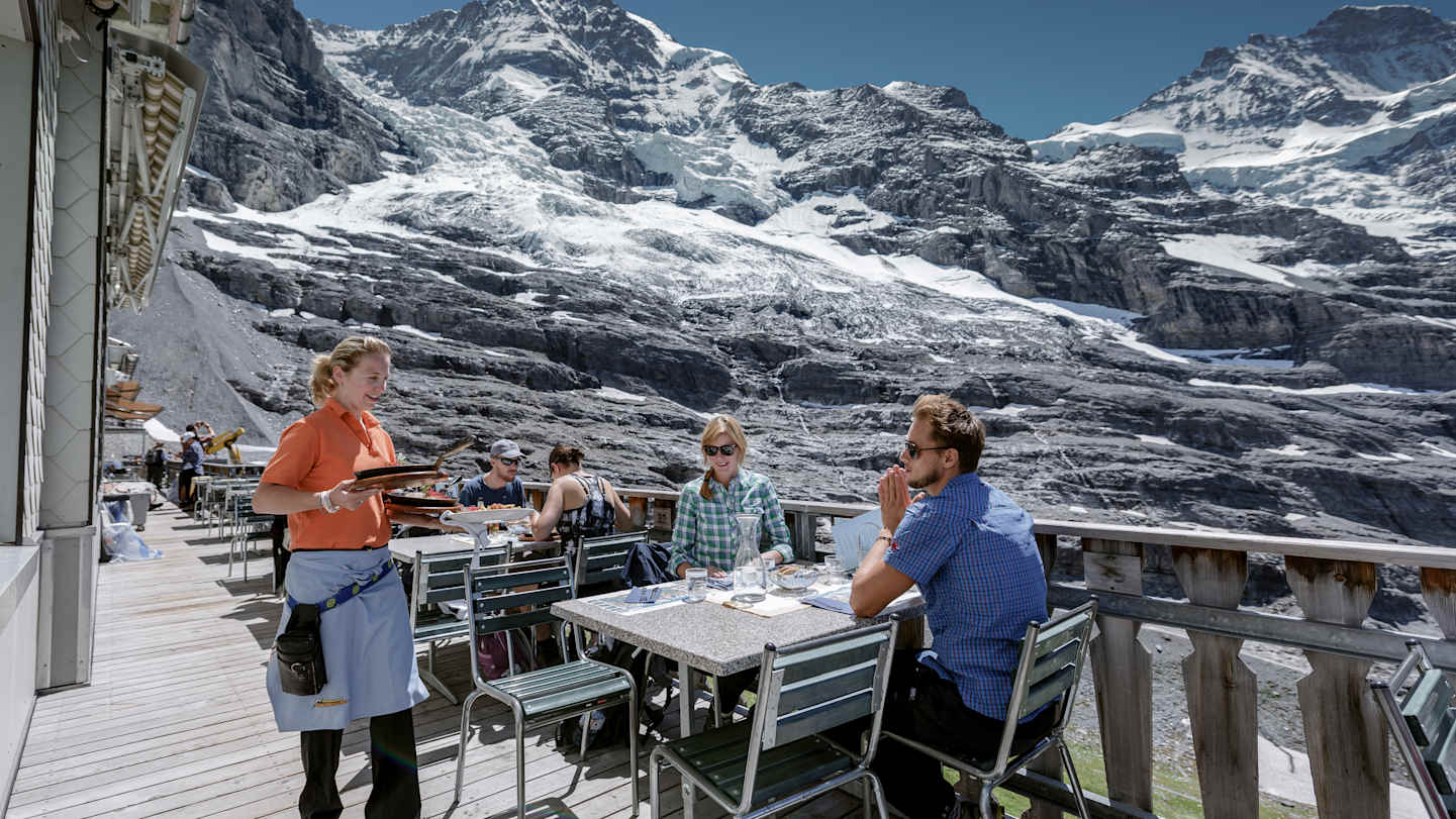 Gastro, season, Jungfraujoch-Top-of-Europe, Eigergletscher restaurant, summer, jungfrau.ch