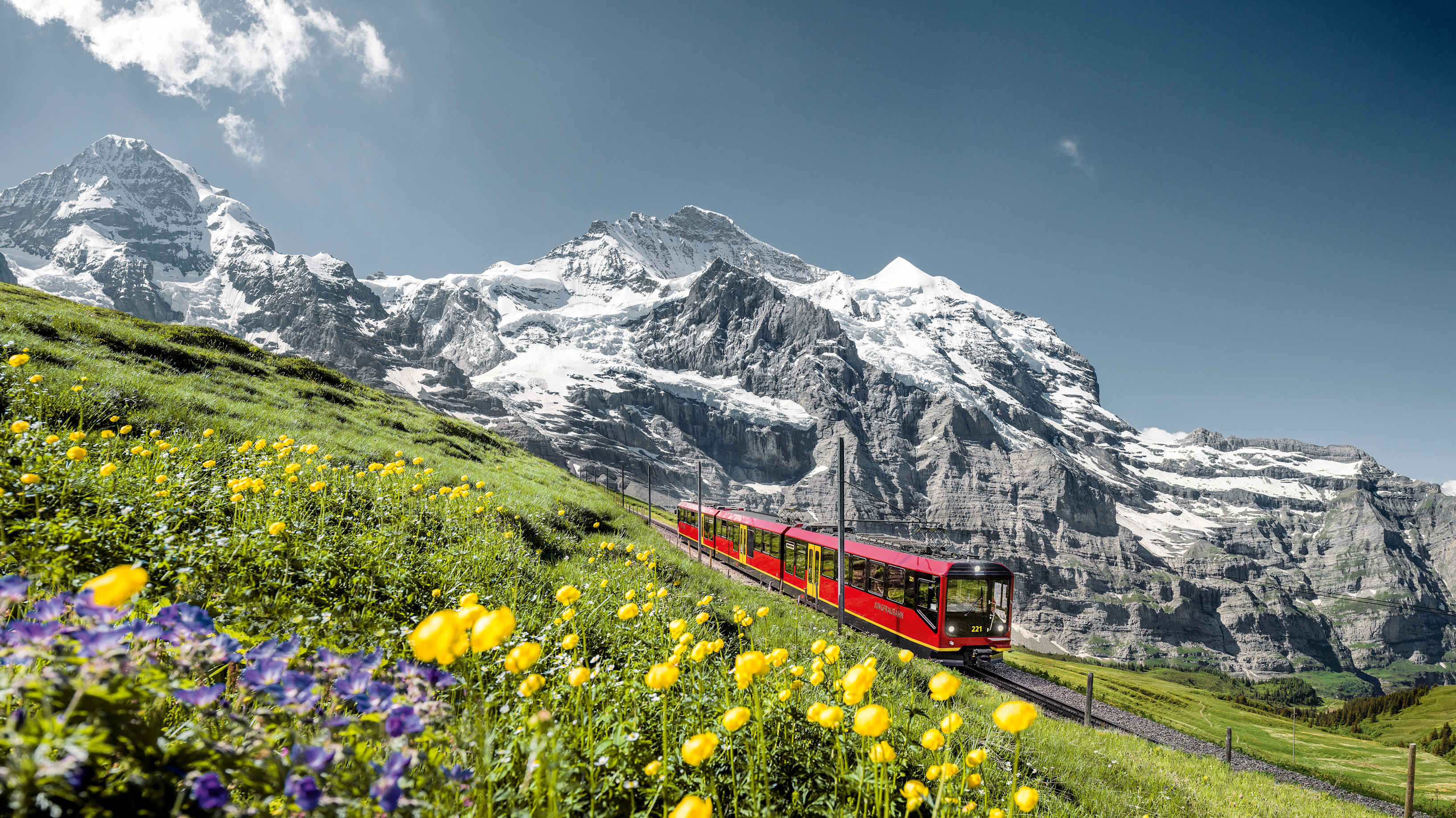Jungfrau Railway moench jungfrau summer 03