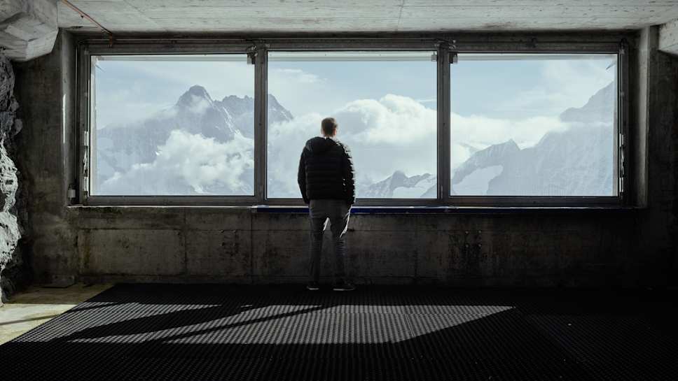 Jungfraujoch Station Eismeer Aussicht